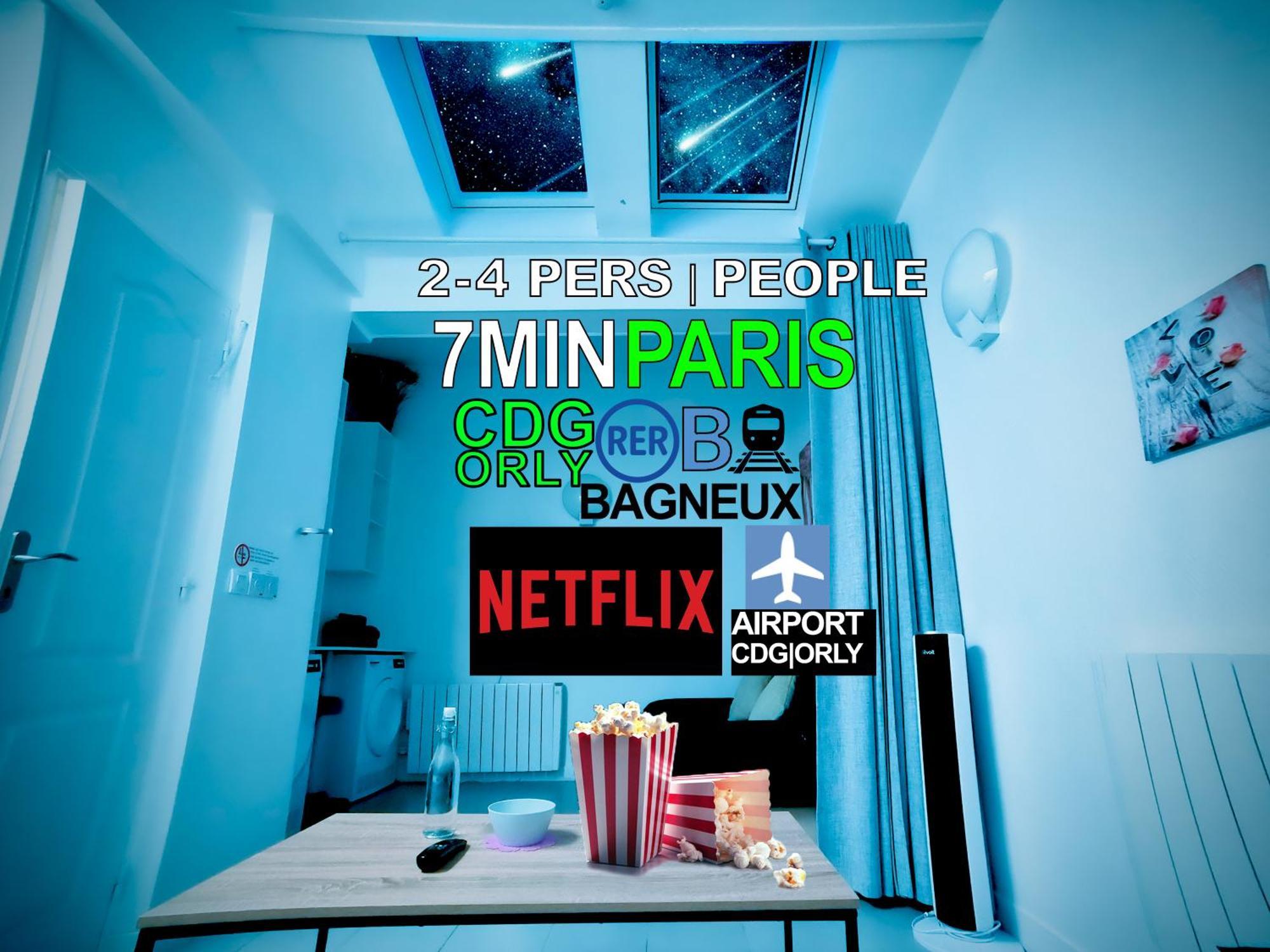 Bagneux Paris Rer B Confort Netflix กาช็อง ภายนอก รูปภาพ